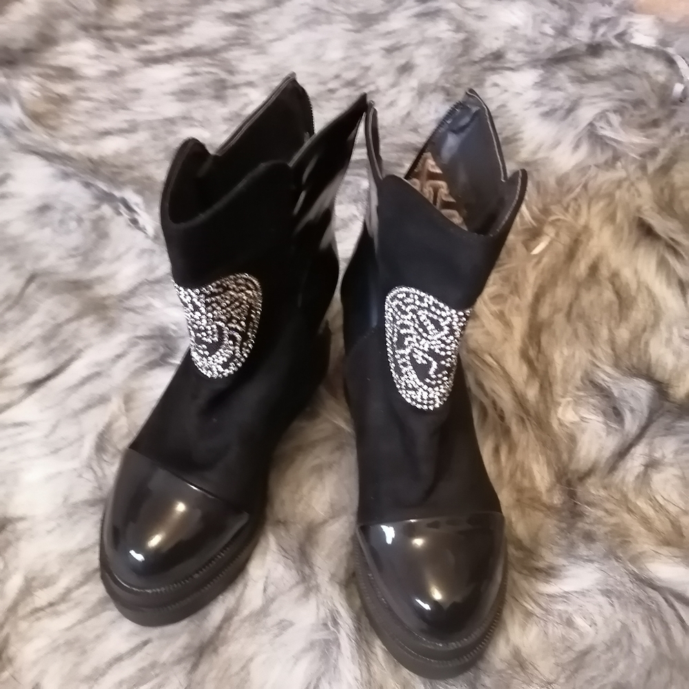 Invisible height Increasing platform boots elegant Brand New elevator shoes 36